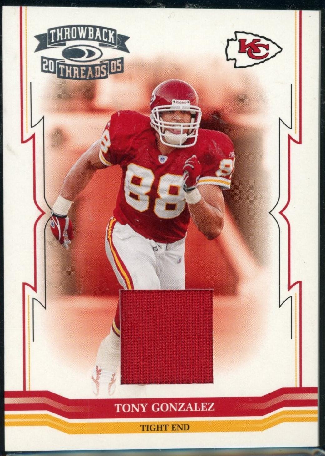 Tony Gonzalez #73 2005 Panini Donruss Throwback Threads Football
