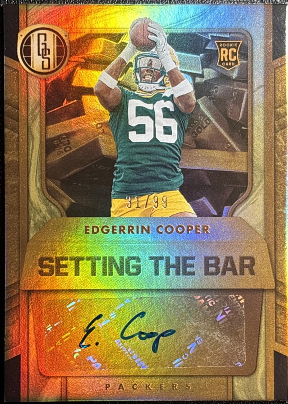 Edgerrin Cooper #STB-ECR 2024 Panini Gold Standard Setting The Bar Football