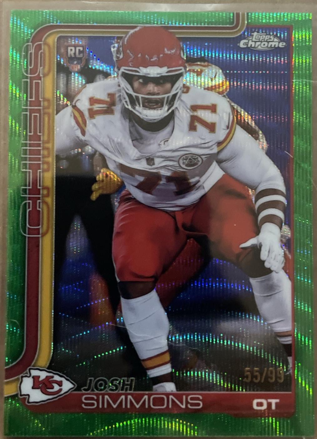 Josh Simmons [Green Wave Refractor] #304