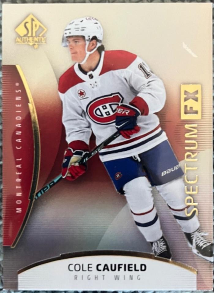 Cole Caufield #S-21 2025-26 SP Authentic Hockey Spectrum FX