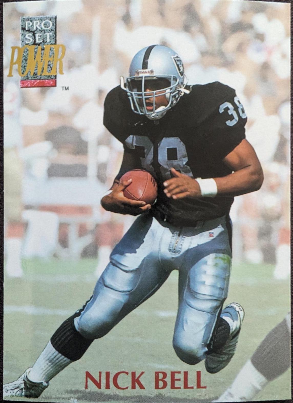 Nick Bell #38 Football Cards 1992 Pro Set Power