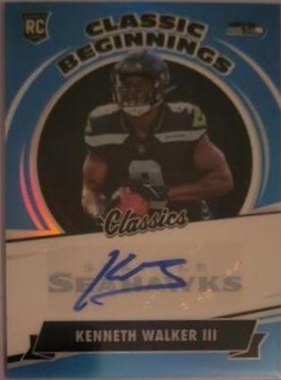 Kenneth Walker III [Signature Blue] #CB-7