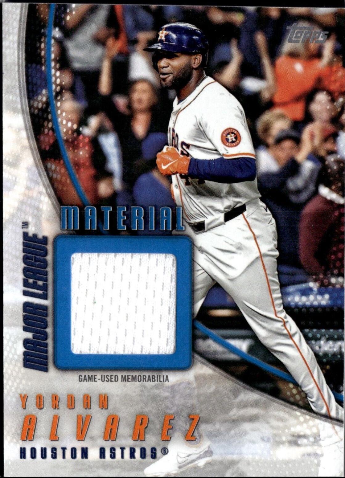 Yordan Alvarez #MLM-YA 2025 Topps Major League Material Baseball