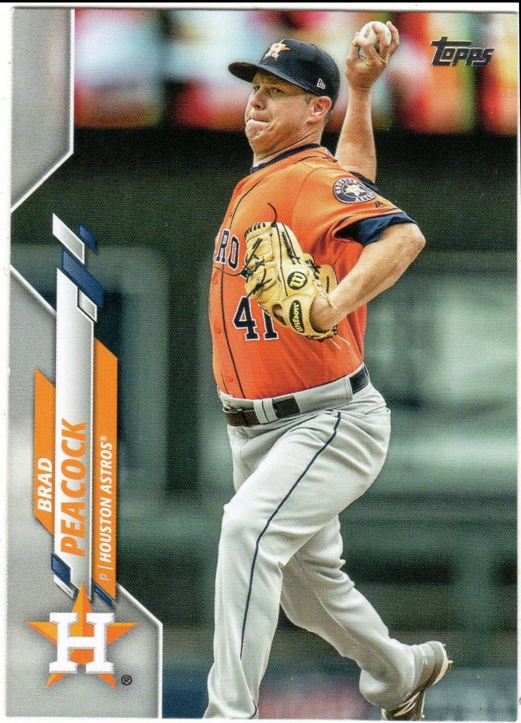 Brad Peacock #U-115 Baseball Cards 2020 Topps Update