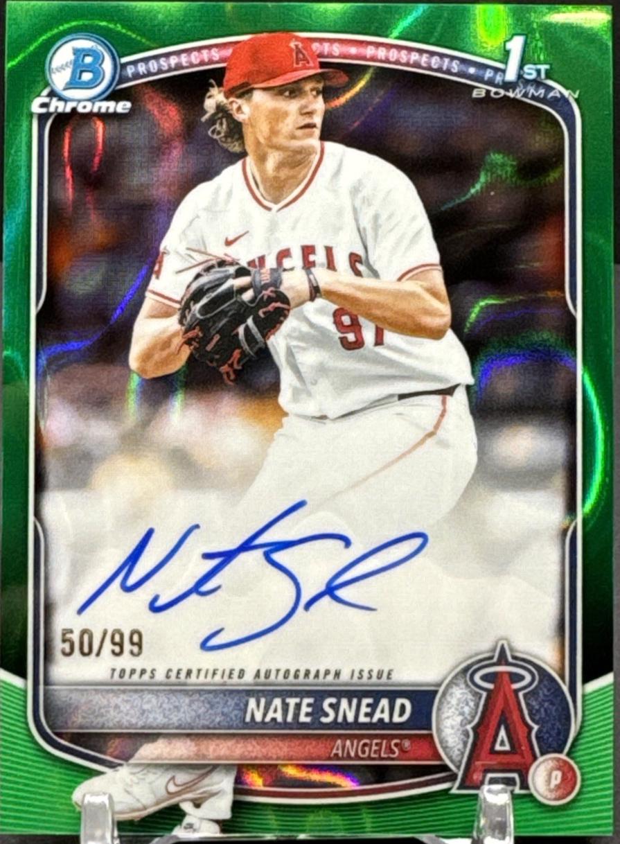 Nate Snead [Green Lava Refractor] #CPA-NSN