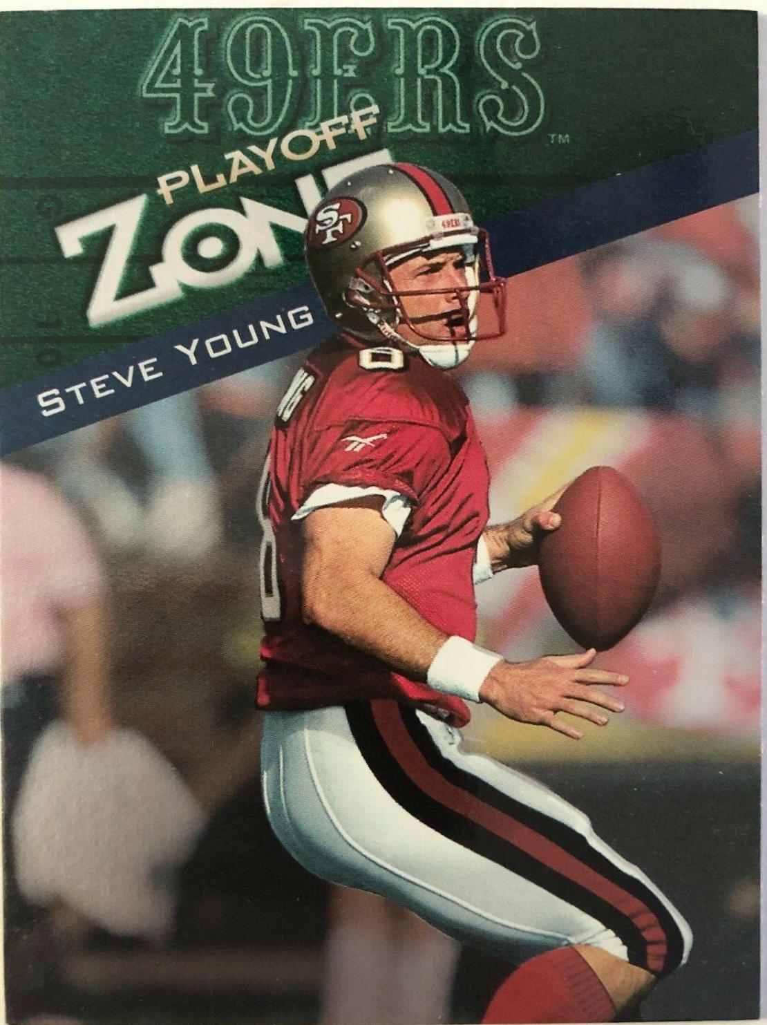 Steve Young #55 1997 Playoff Zone Football