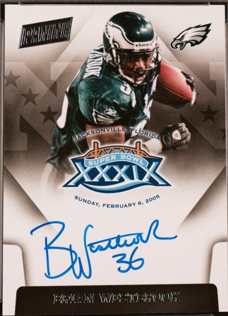Brian Westbrook #2 Football Cards 2018 Panini Honors Super Bowl Signatures