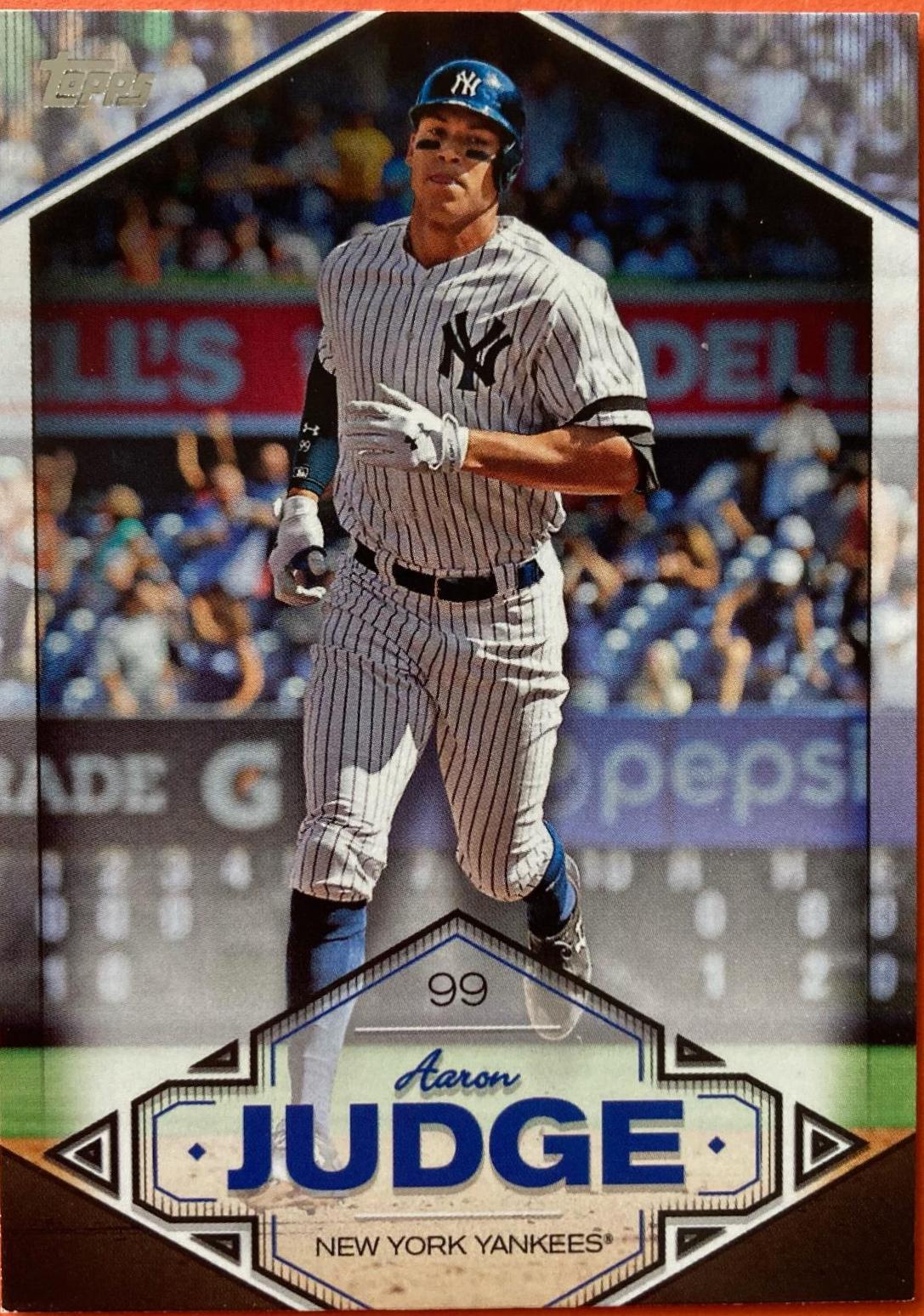 Aaron Judge #AJ-7 Baseball Cards 2019 Topps Aaron Judge Star Player Highlights