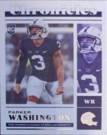 Parker Washington #25 Football Cards 2023 Panini Chronicles Draft Picks