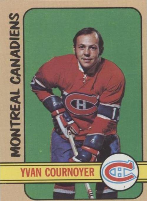 Yvan Cournoyer #10 Hockey Cards 1972 Topps