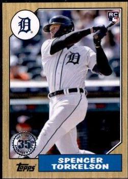 Spencer Torkelson #87TBU-20 Baseball Cards 2022 Topps Update 1987