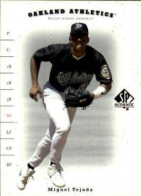 Miguel Tejada #6 Baseball Cards 2001 SP Authentic