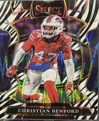 Christian Benford [Zebra Prizm] #84 Prices | 2025 Panini Select