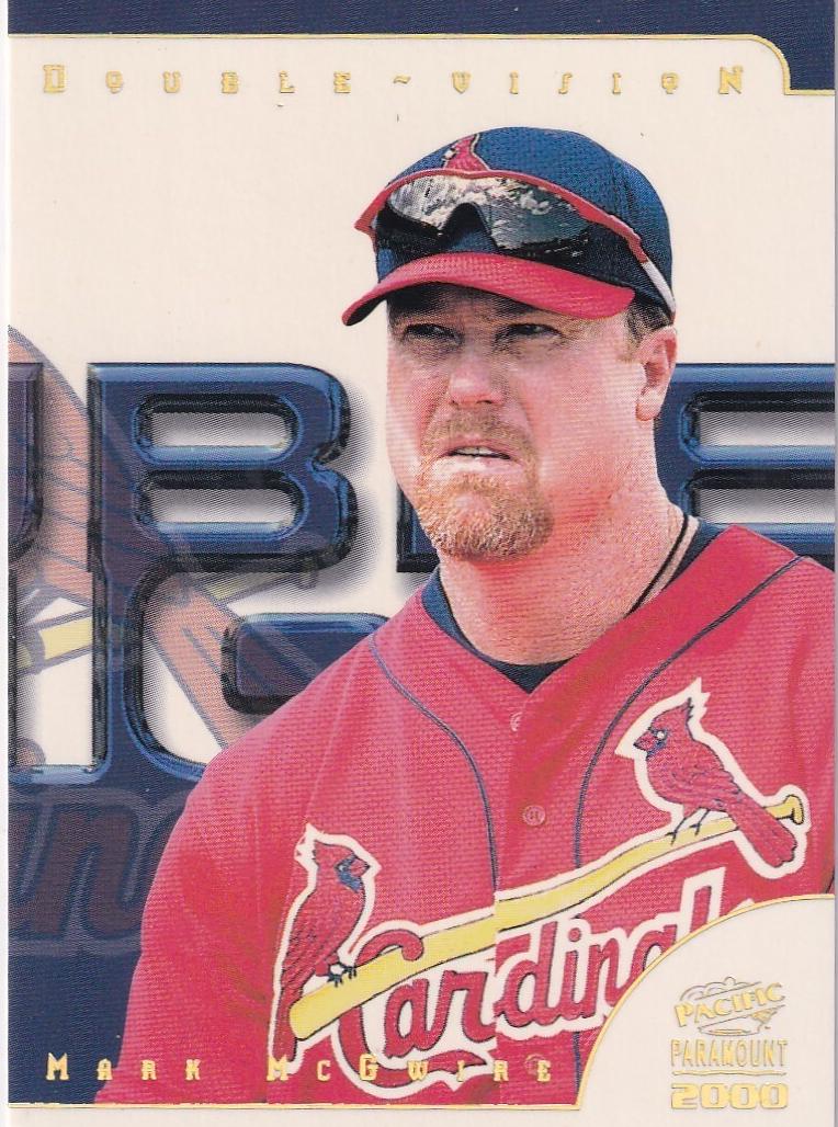 Mark McGwire #31 Baseball Cards 2000 Pacific Paramount Double Vision