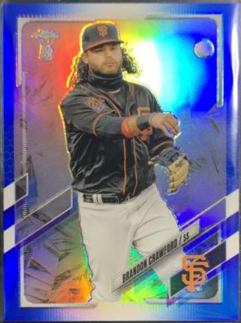 Brandon Crawford [Blue Refractor] #65