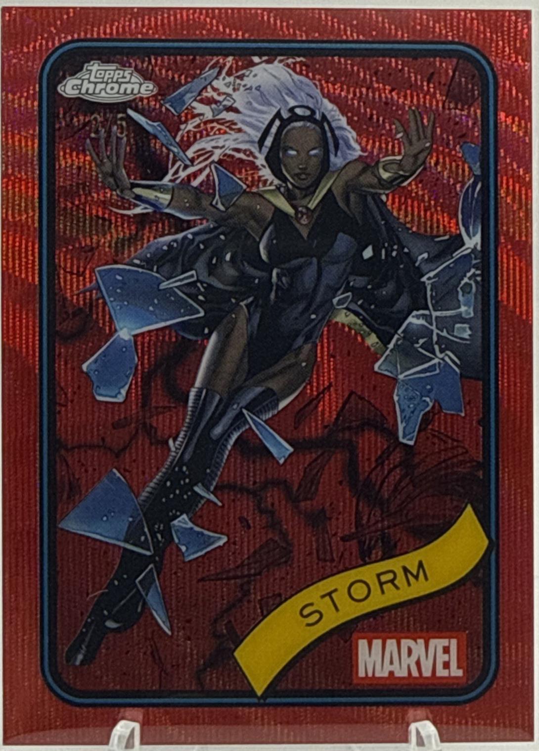 Storm Red Wave Refractor