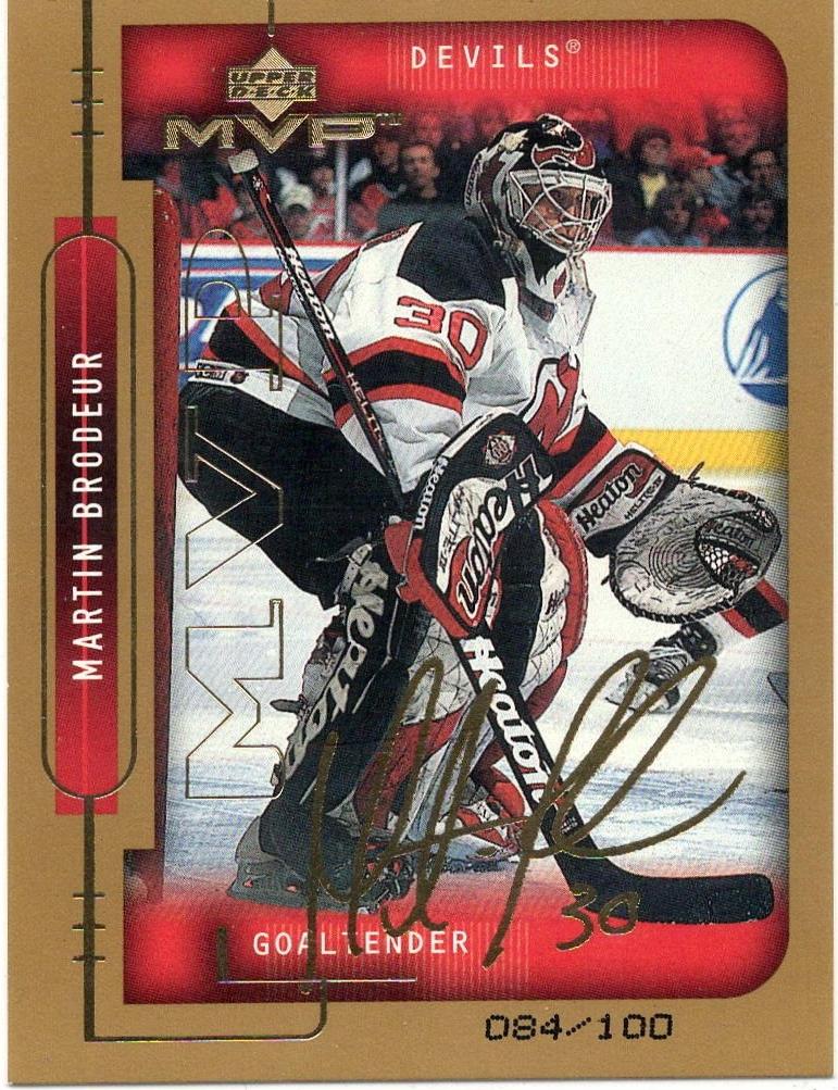 Martin Brodeur [Gold Script] #115