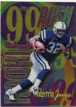 Edgerrin James #AE23 Football Cards 1999 Topps Chrome All Etch