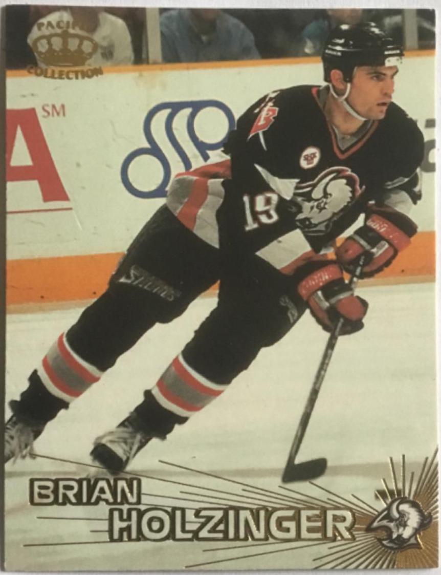 Brian Holzinger #158 Hockey Cards 1997 Pacific Crown