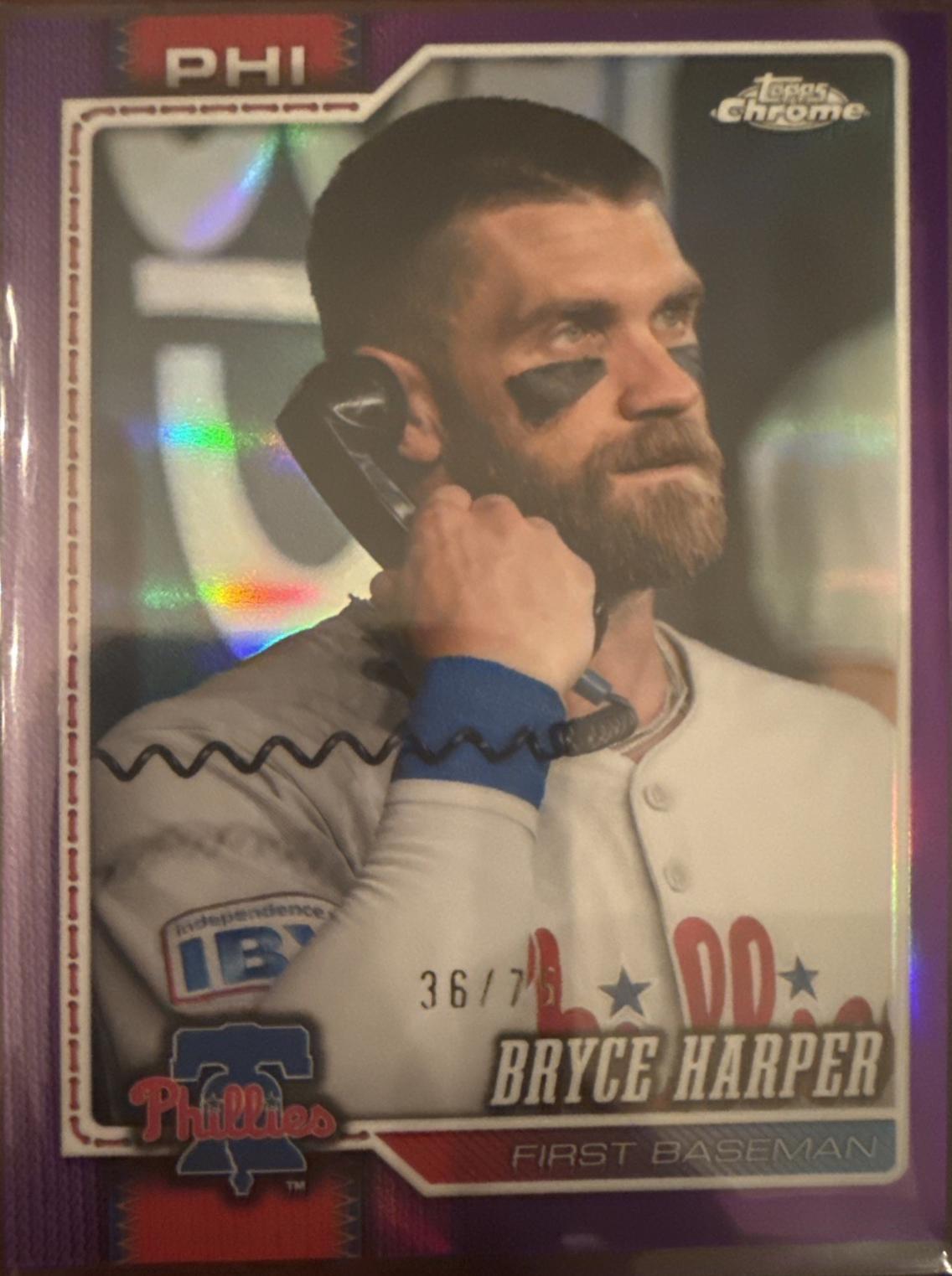 2026 Bryce Harper [Purple Refractor] #244