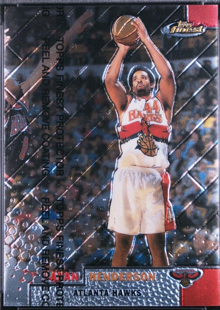 Alan Henderson #11 Basketball Cards 1999 Finest