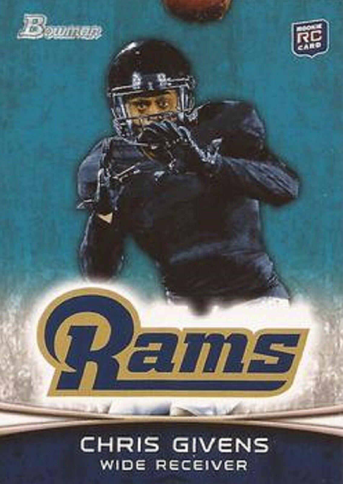 Chris Givens #179 2012 Bowman Football
