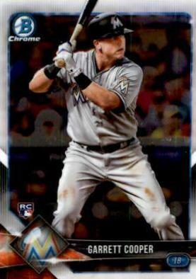 Garrett Cooper #54 Baseball Cards 2018 Bowman Chrome