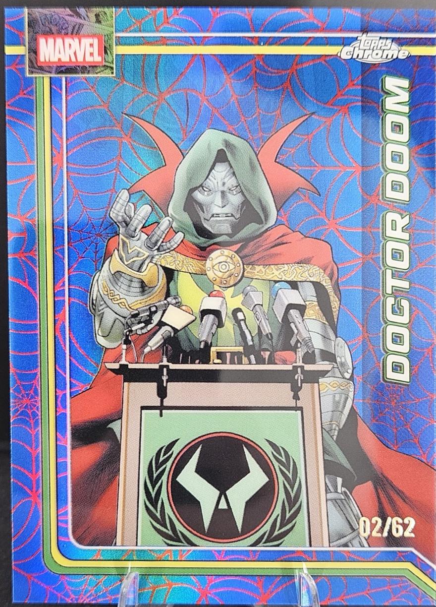 Doctor Doom Spider-Web Red/Blue Refractor