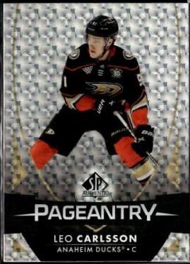Leo Carlsson #P-78 Hockey Cards 2023 SP Authentic Pageantry