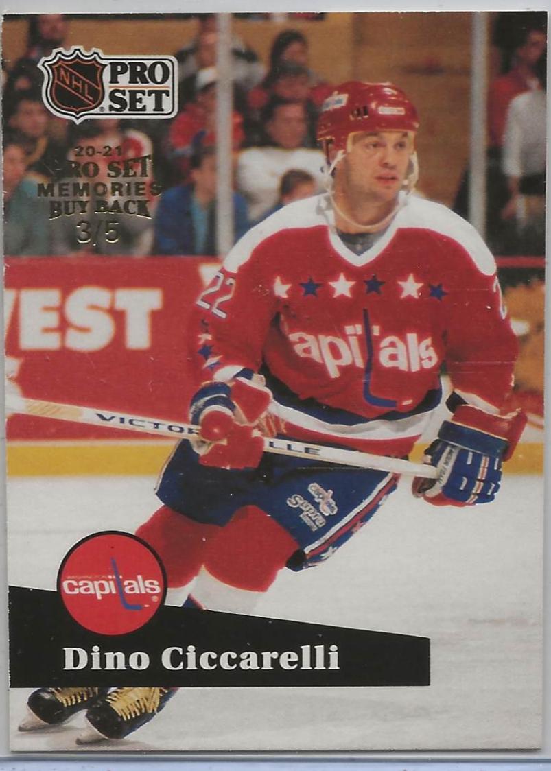 Dino Ciccarelli #258 Hockey Cards 1991 Pro Set