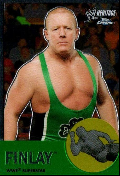 Finlay #17 Wrestling Cards 2007 Topps Heritage II Chrome WWE