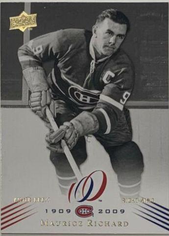 Maurice Richard #37 Hockey Cards 2008 Upper Deck Montreal Canadiens Centennial