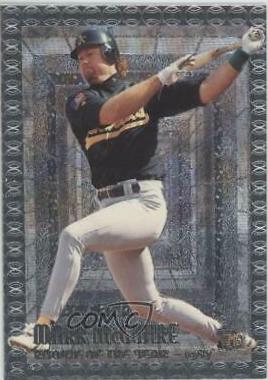 Mark McGwire #107 Baseball Cards 1995 Topps Embossed