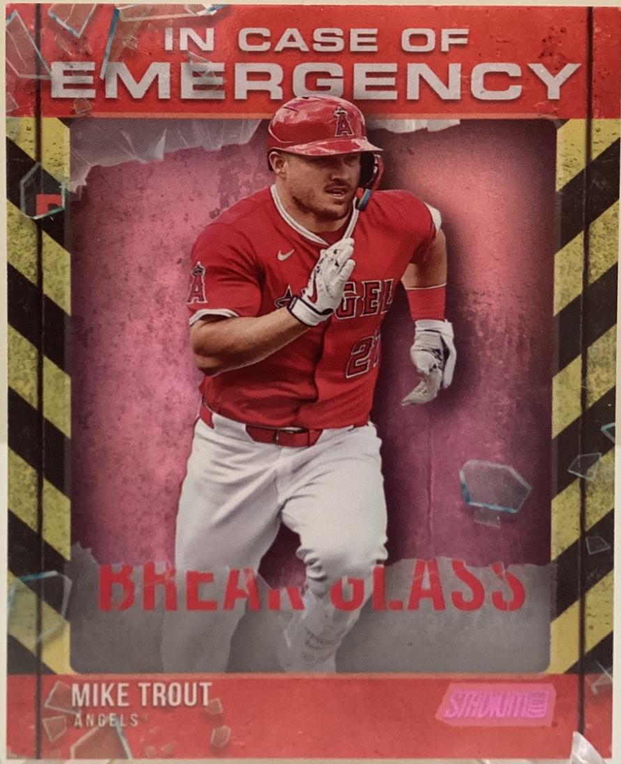Mike Trout [Pink] #ICE-25 Prices | 2025 Topps Stadium Club In Case