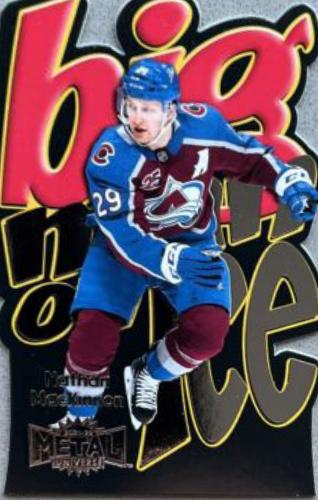 Nathan MacKinnon #BM-10 Hockey Cards 2021 Skybox Metal Universe Big Man on Ice