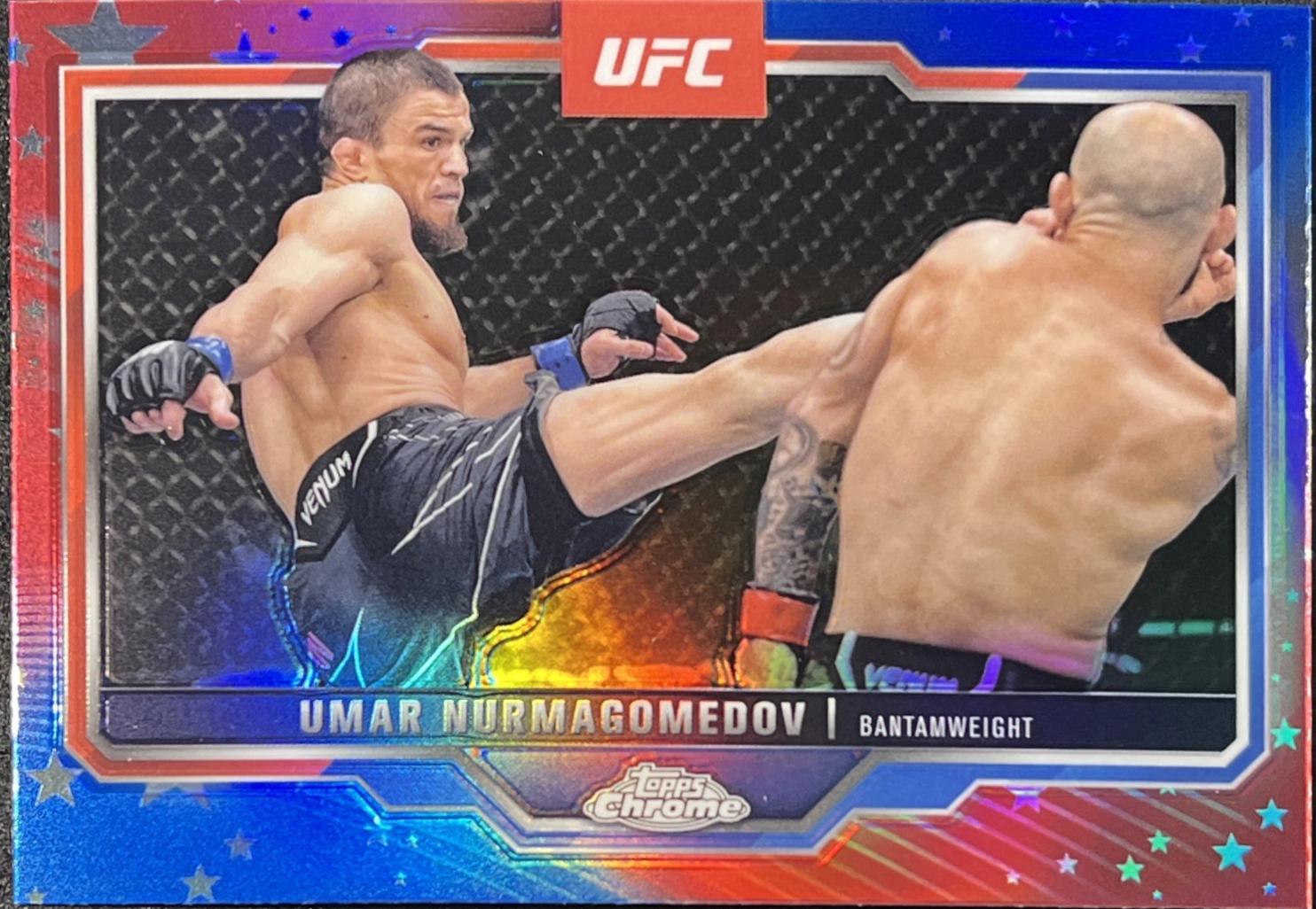 Umar Nurmagomedov [Red Blue Refractor] #107 Prices | 2025 Topps Chrome ...