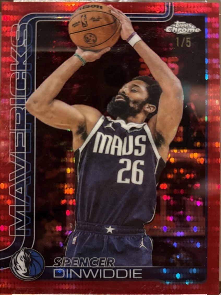 Spencer Dinwiddie [Red Geometric Refractor] #13