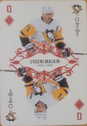 Evgeni Malkin #Q-DIAMONDS 2023 O Pee Chee Playing Cards Hockey