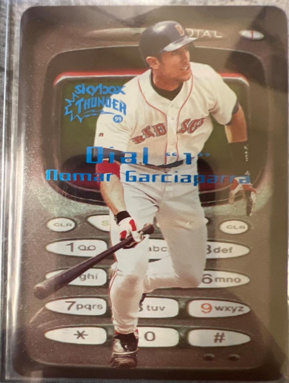 Nomar Garciaparra #1 Baseball Cards 1998 Skybox Thunder Dial 1