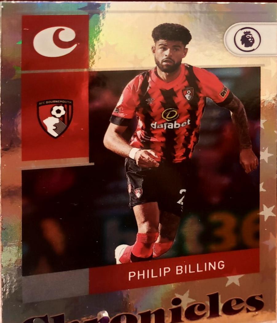 Philip Billing #2 Soccer Cards 2022 Panini Chronicles Premier League