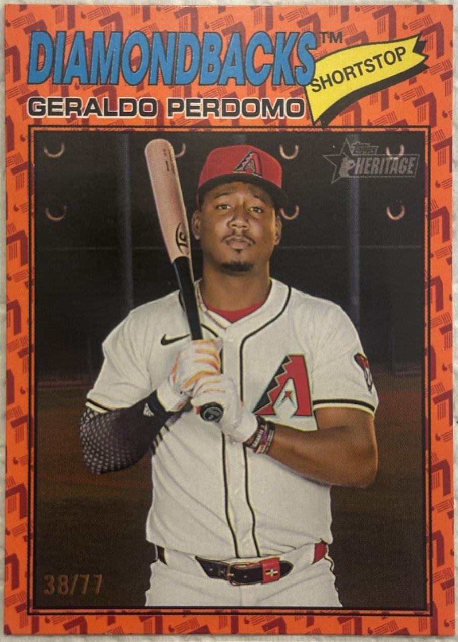 Geraldo Perdomo [Orange Bordered Chrome] #216