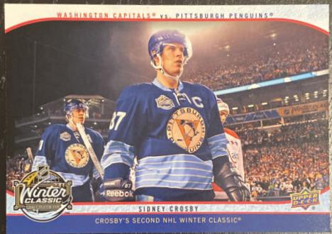 Sidney Crosby #WC1 Hockey Cards 2011 Upper Deck Winter Classic Jumbo