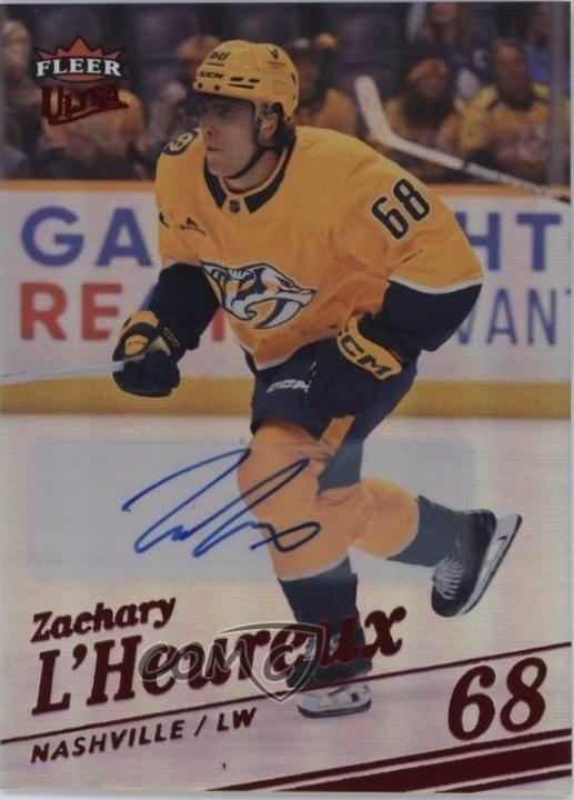 Zachary L'Heureux [Red Rainbow Foil Auto] #18