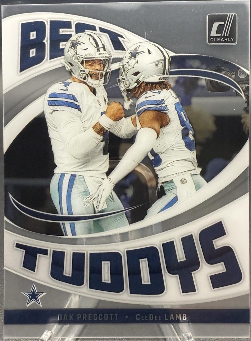 Dak Prescott / CeeDee Lamb #2 Football Cards 2024 Clearly Donruss Best Tuddys