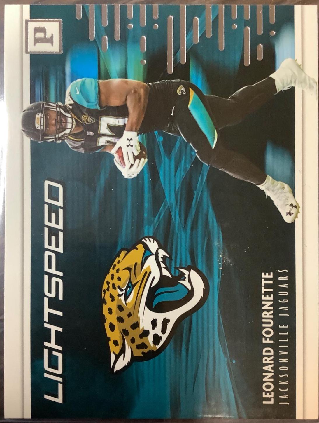 Leonard Fournette #15 Football Cards 2018 Panini Lightspeed