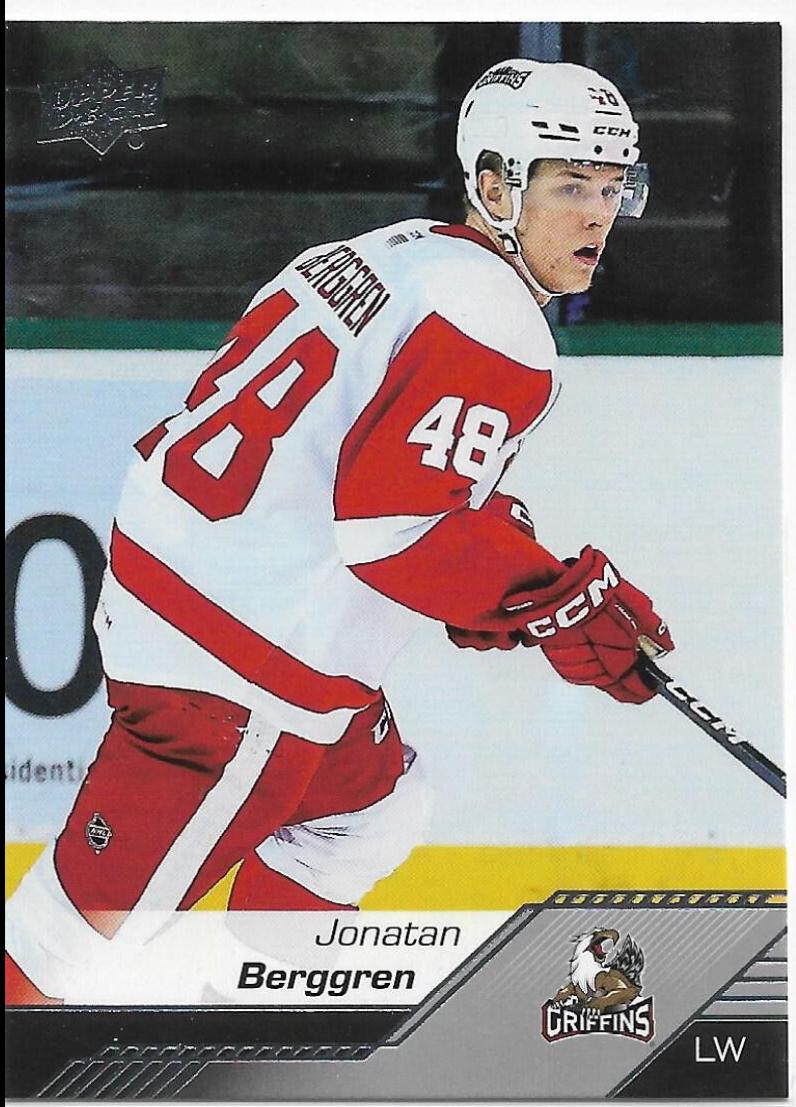 Jonatan Berggren #2 Hockey Cards 2022 Upper Deck AHL