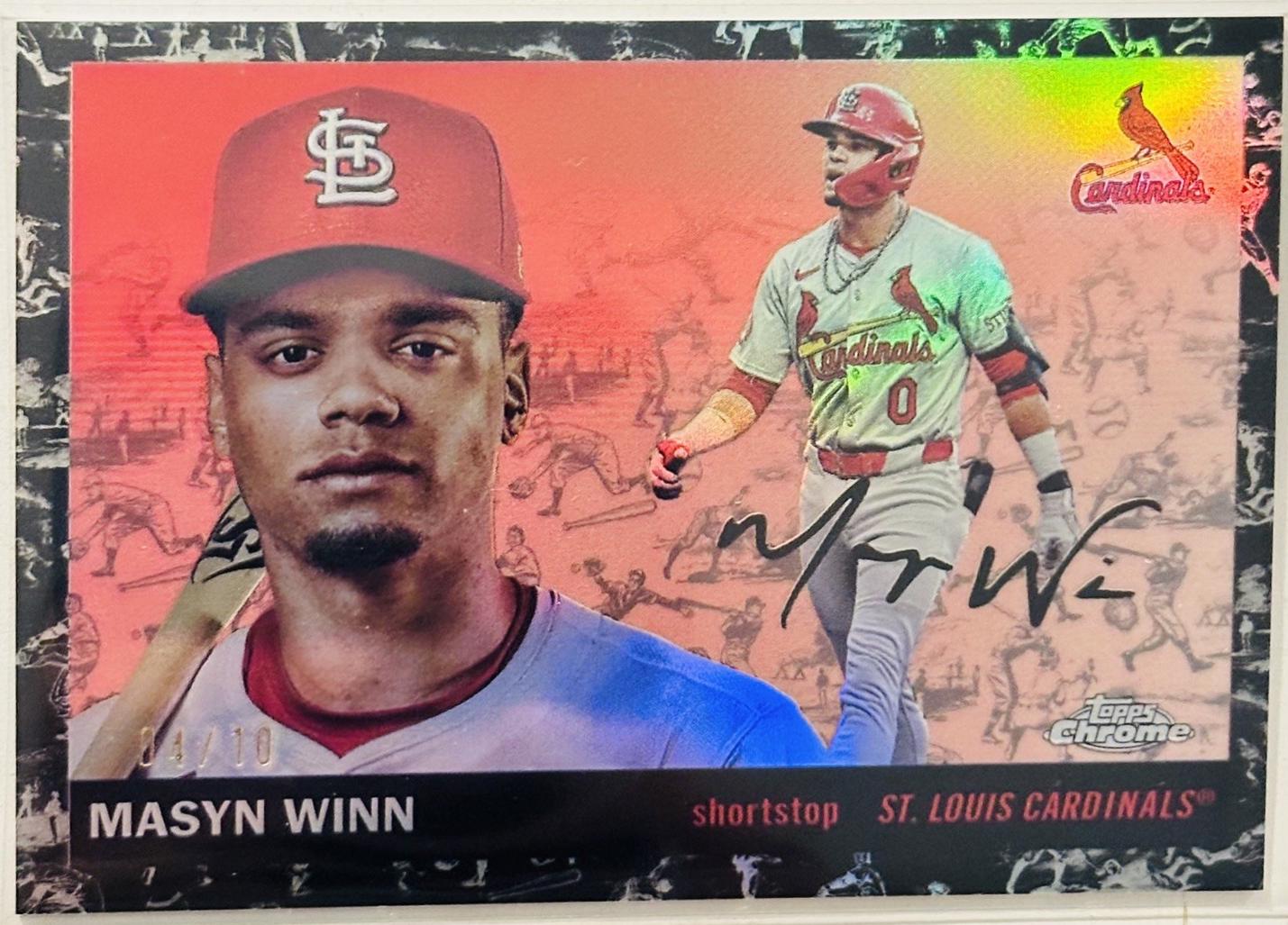 Masyn Winn #163 2025 Topps Chrome Platinum Baseball