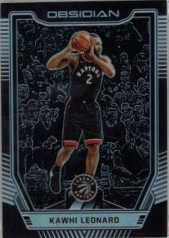 Kawhi Leonard #8 Basketball Cards 2018 Panini Obsidian