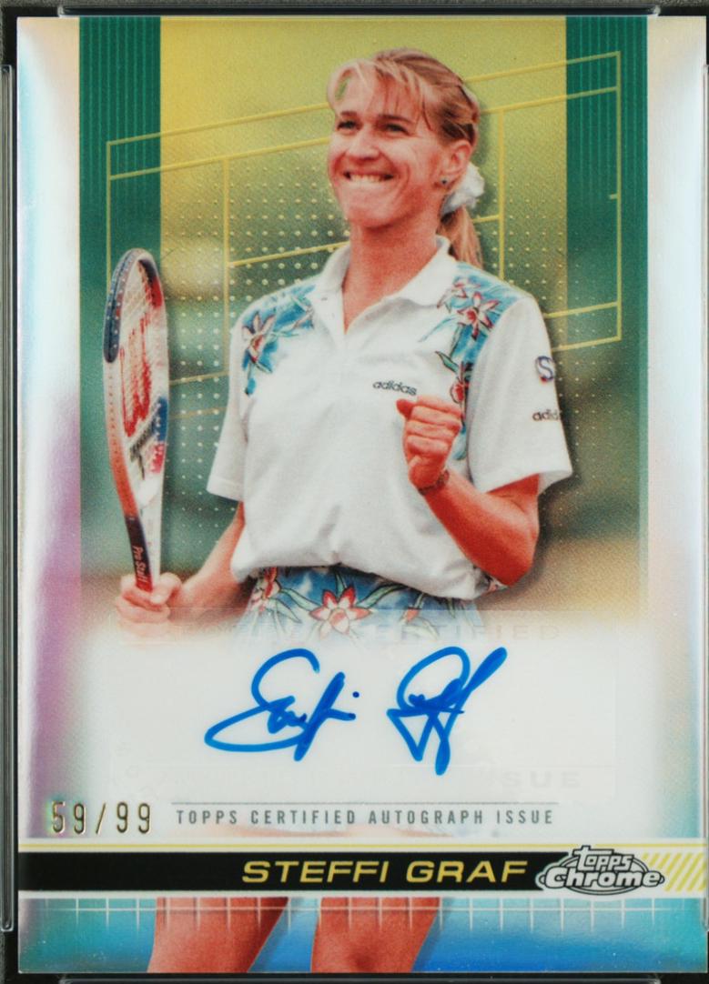 Steffi Graf #AIV-SGF Tennis Cards 2024 Topps Chrome Image Variation Autograph