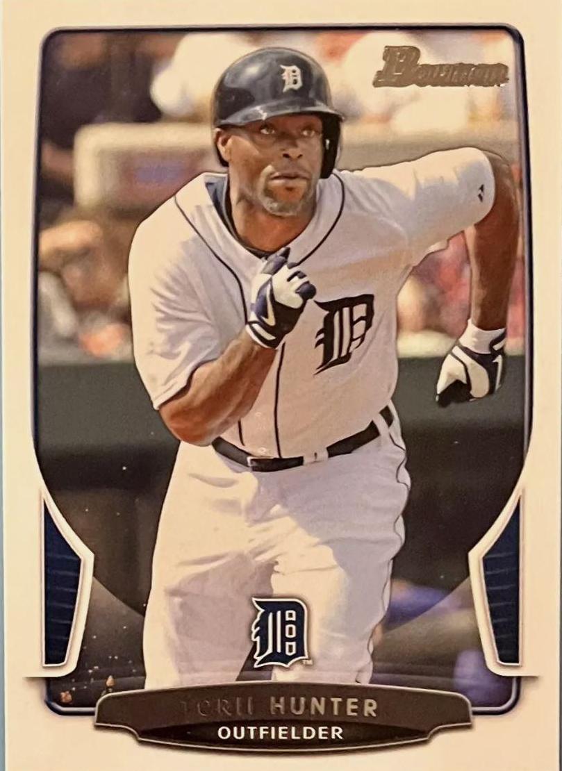Torii Hunter #15 Baseball Cards 2013 Bowman